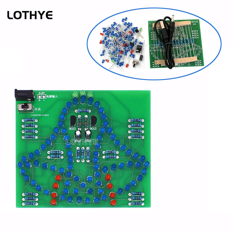 Diy Analog Electronics - DC 3-5V luz LED columpio carillón