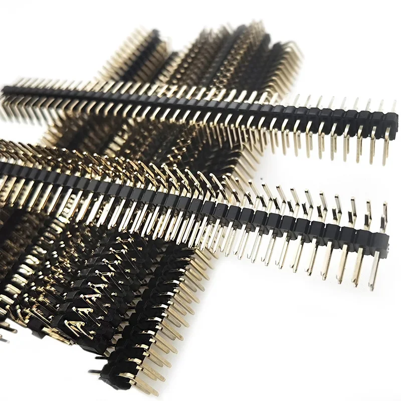 Male Female Header Pin - 100 unidades Conector de tira de