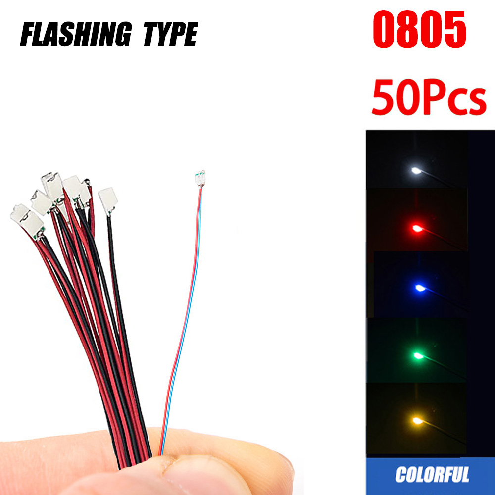 Smd Solder Paste - 50 unids/bolsa 0805 lámpara LED SMD