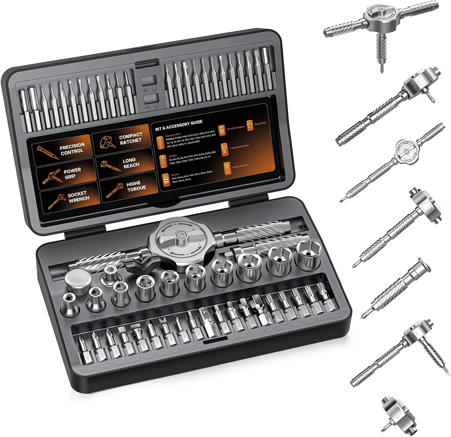 Diy Electronics Repair Kit - Juego de destornilladores magnéticos 62 en