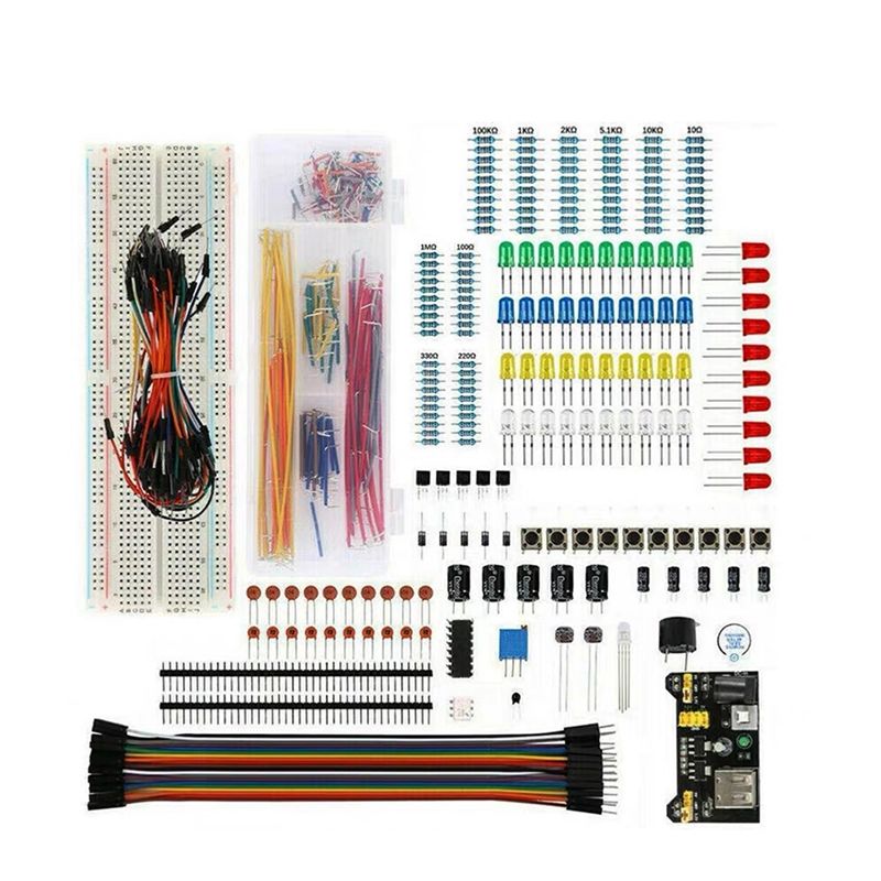 Diy Electronic Components - Kit de Iniciación para Proyectos DIY