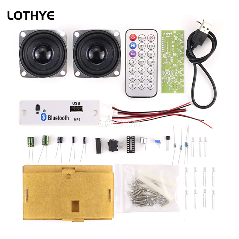 Diy Audio Electronics Kit - Mini Amplificador de Audio Bluetooth 3W*2,