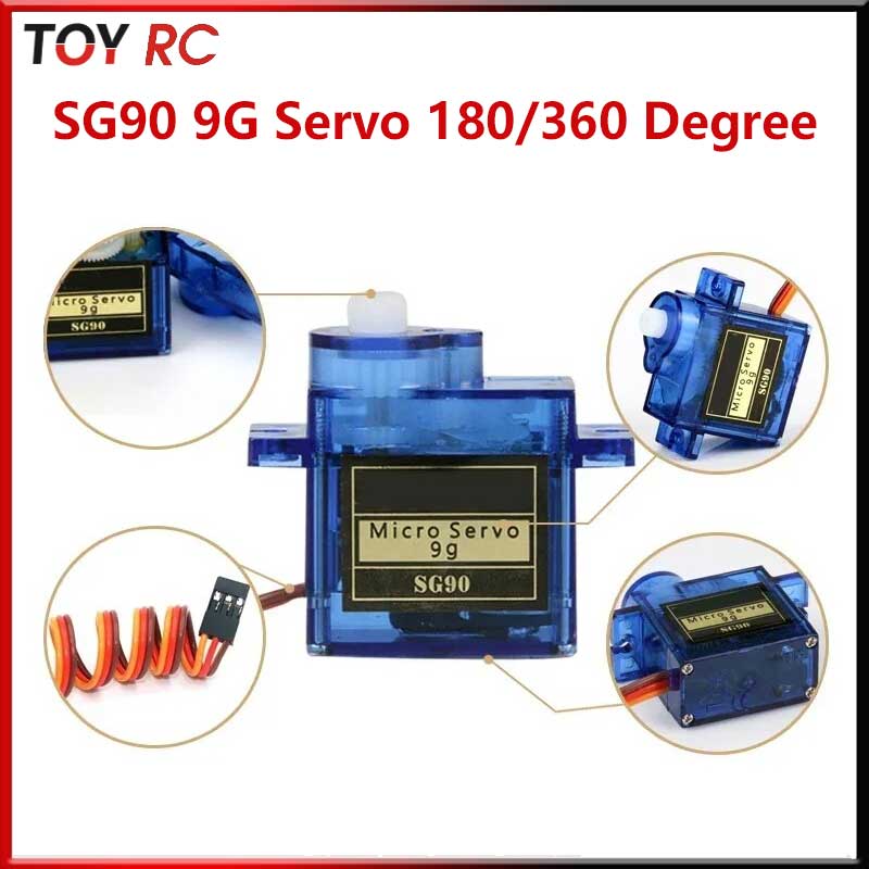 Servo Motor Sg90 - Micro Servo SG90 de 9g, 180/360
