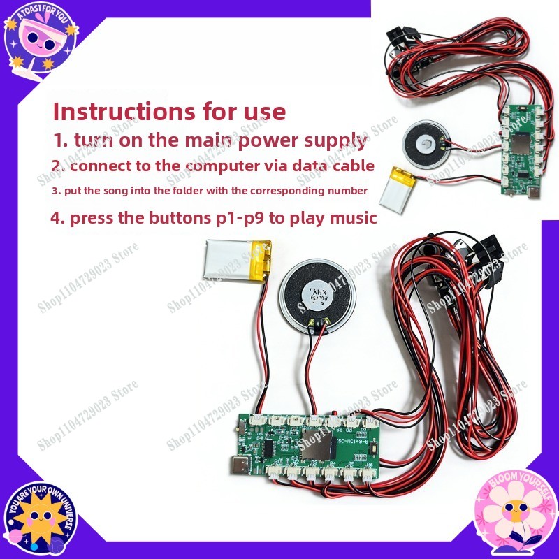 Diy Electronics To Sell - Kit de bricolaje de módulos musicales
