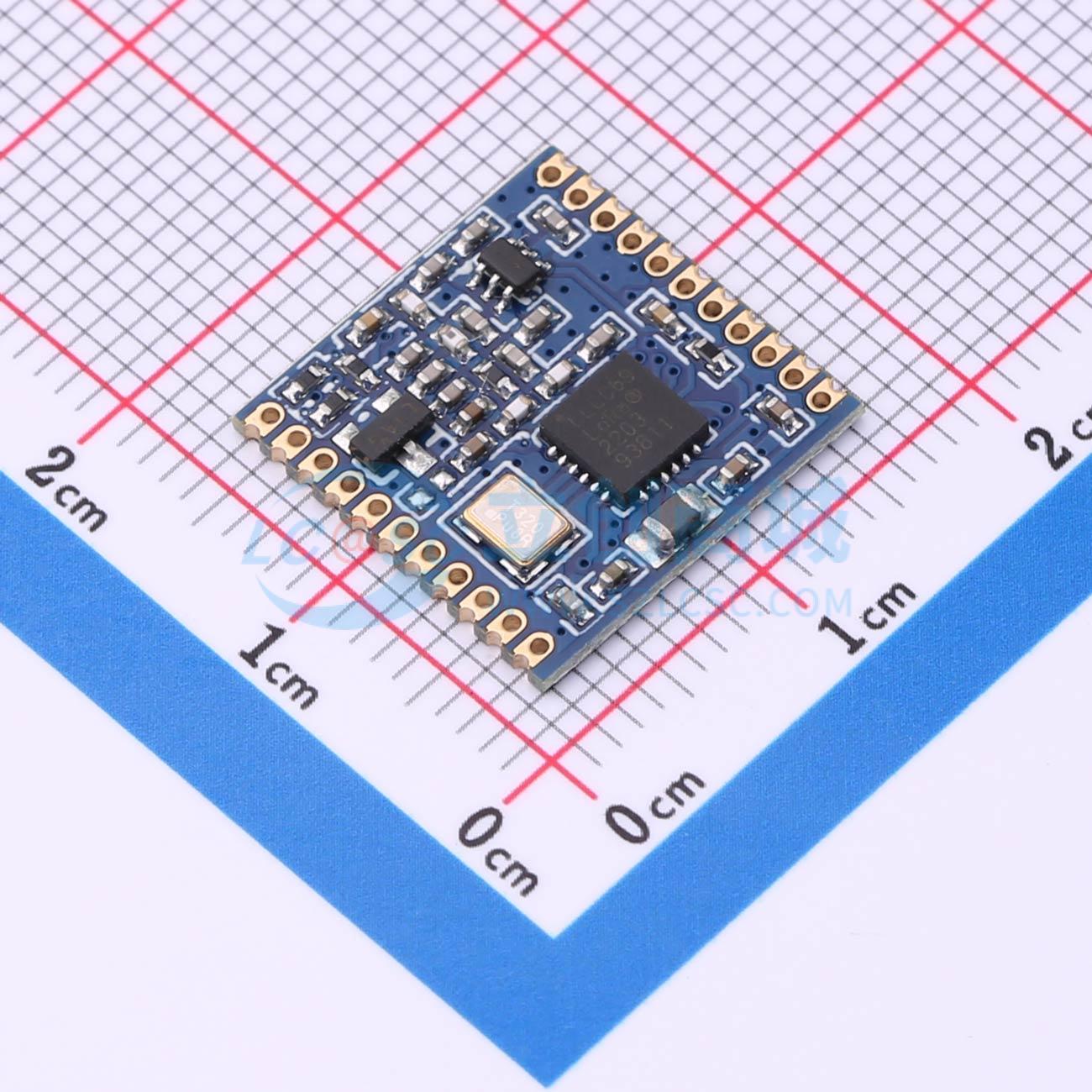 Rf 433Mhz Module - 4 piezas LLCC68ZTR4-GC SMD 15x15mm 433MHz