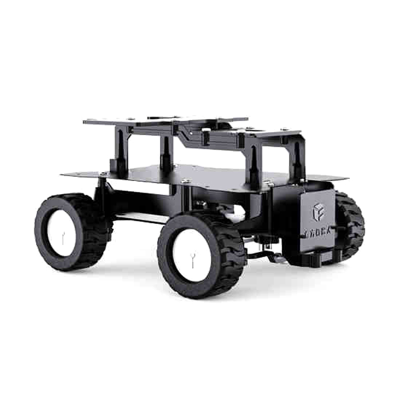 Diy Kit Elektronik - Ackerman-Motor de coche Robot 4WD acrílico,