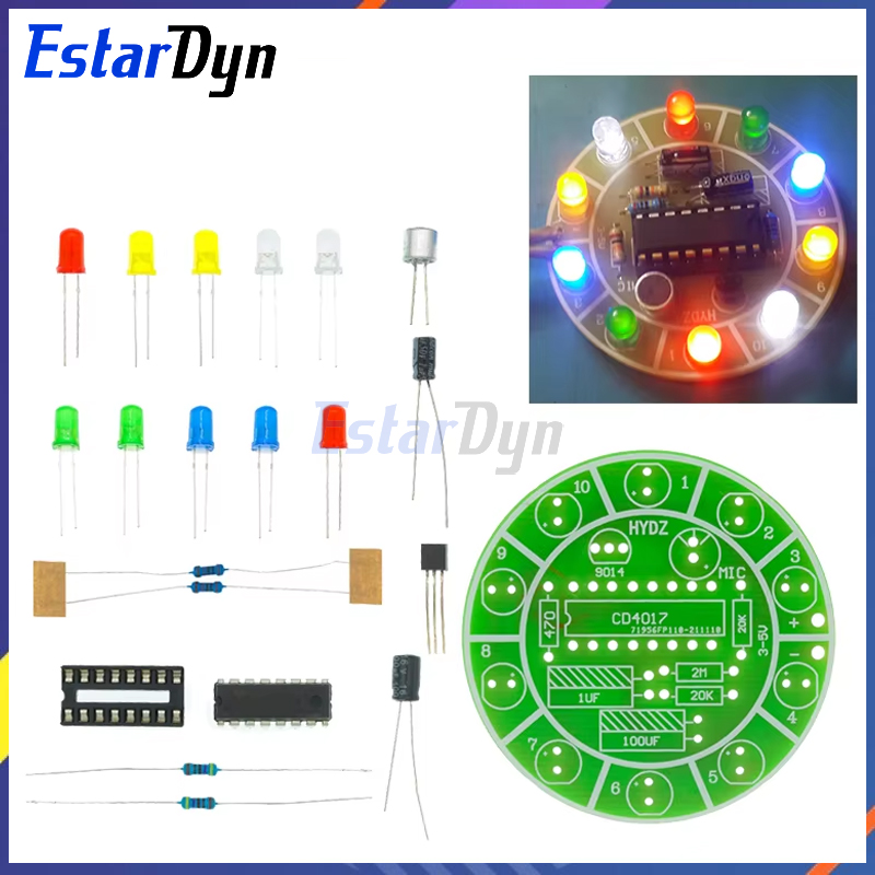 Diy Electronics Lab - Estardyn CD4017 kit de luz LED