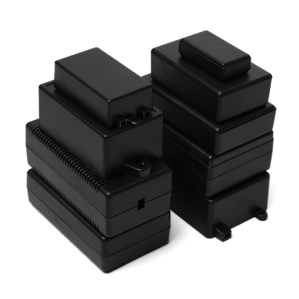 Diy Enclosure For Electronics - Carcasa de plástico negro impermeable para