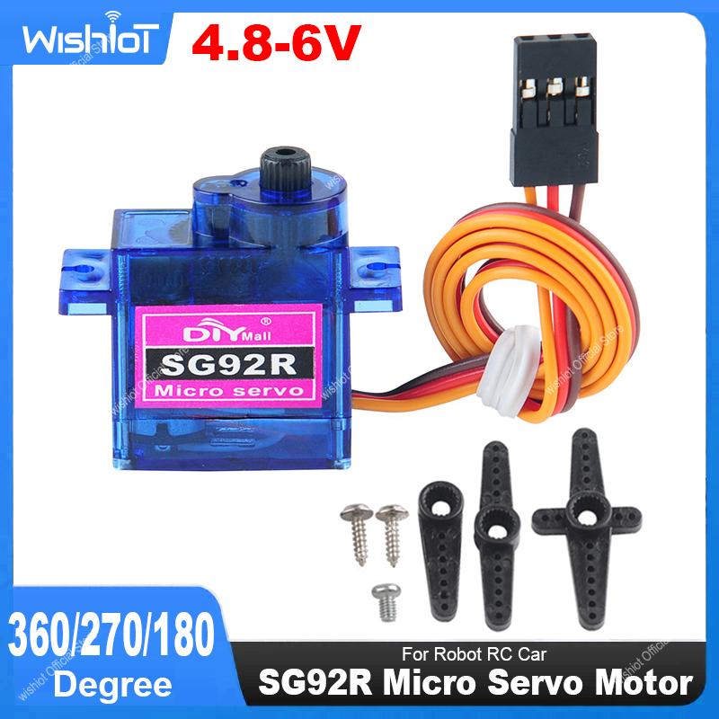 Servo Motor Sg90 - Micro servomotor SG92R 4,8-6V 360/270/180 grados