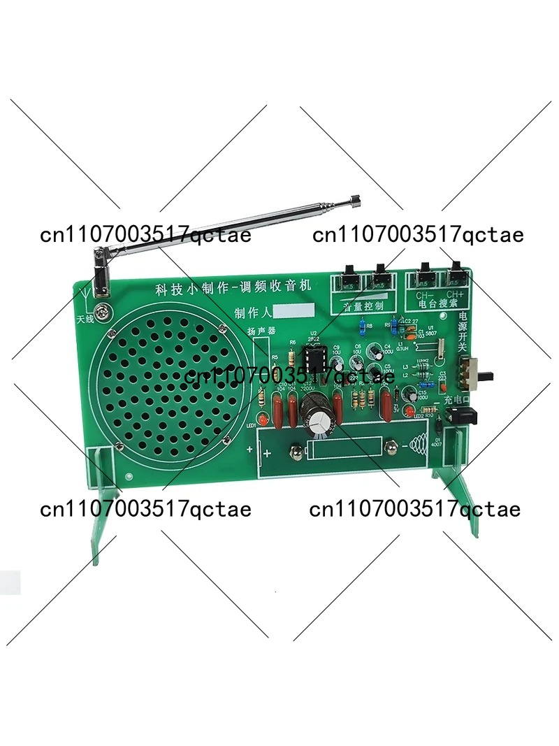 Diy Electronic Components - Kit de Radio FM, Piezas Electrónicas