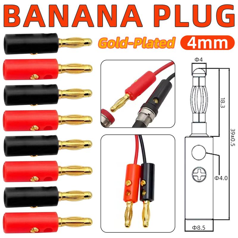 Diy Audio Electronics Projects - Juego de 10 Conectores Banana de