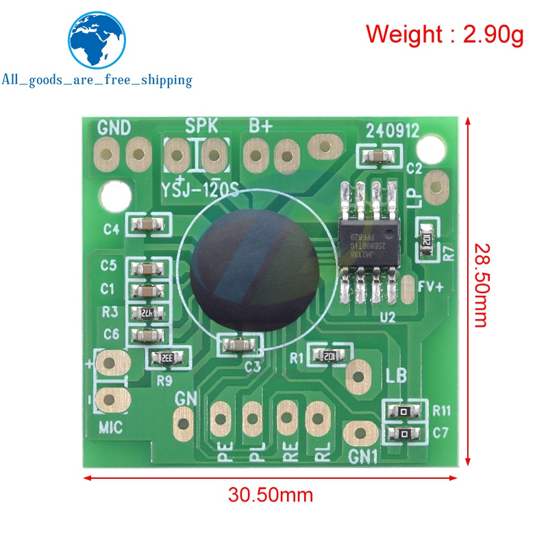 Módulo de sonido TZT para jugu - Diy Audio Electronics Kit reseña y precio