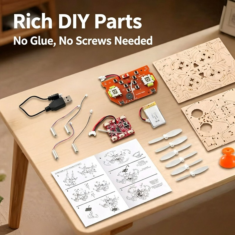 Kit de Madera para Armar un Qu - Diy From Old Electronics reseña y precio