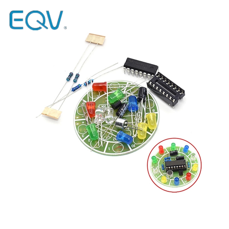 CD4017 kit de luces LED girato - Diy Electronics Lab reseña y precio