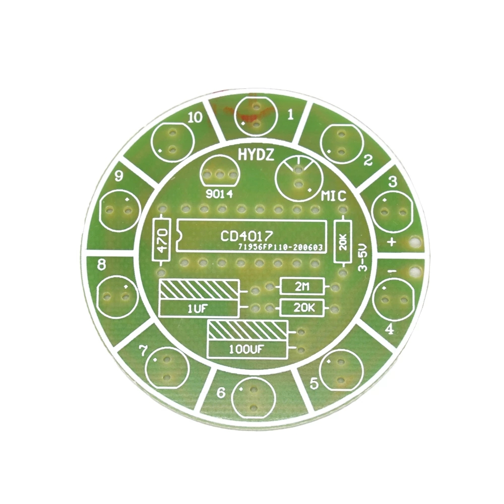 CD4017 kit de luces LED girato - Diy Electronics Lab reseña y precio