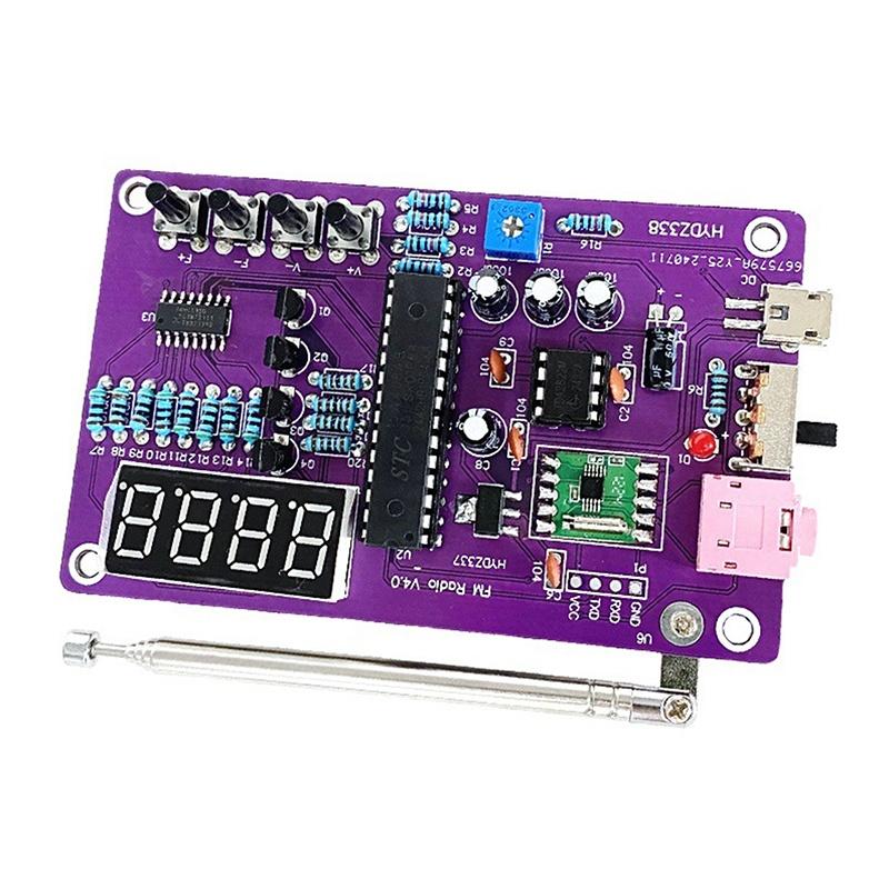 Kit de Radio FM de Doble Canal - Diy Electronics Kits For Adults reseña y precio