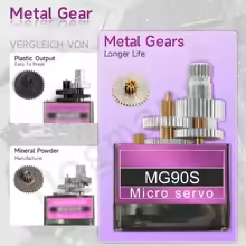 Servomotor MG90S con Engranaje - Servo Motor Sg90 reseña y precio
