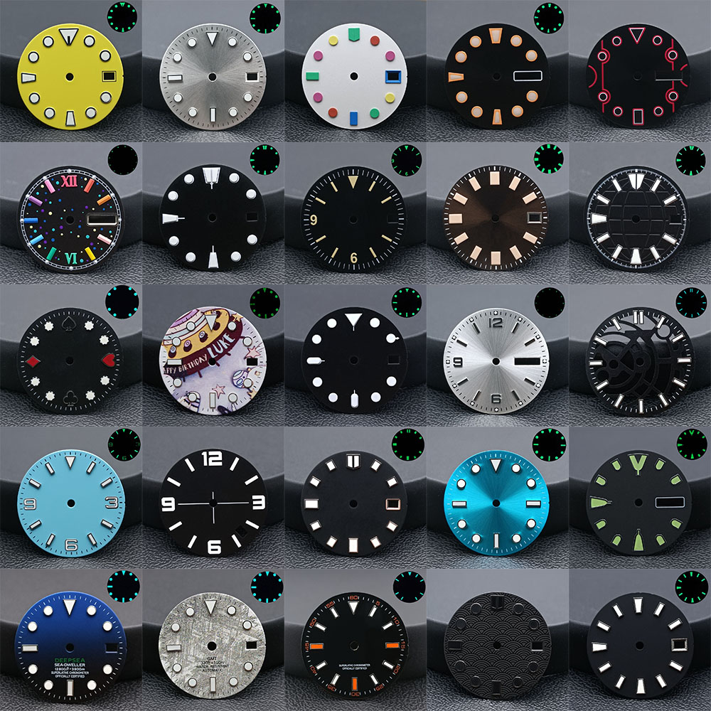 Esfera luminosa de 28,5 mm de  - Diy Electronics Watch reseña y precio