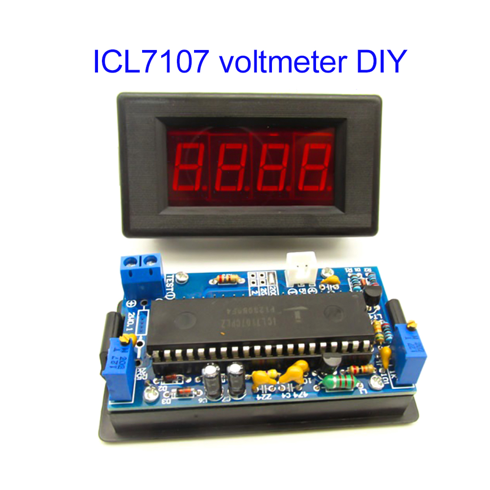 Kit de Voltímetro ICL7107, Pie - Diy Analog Electronics reseña y precio