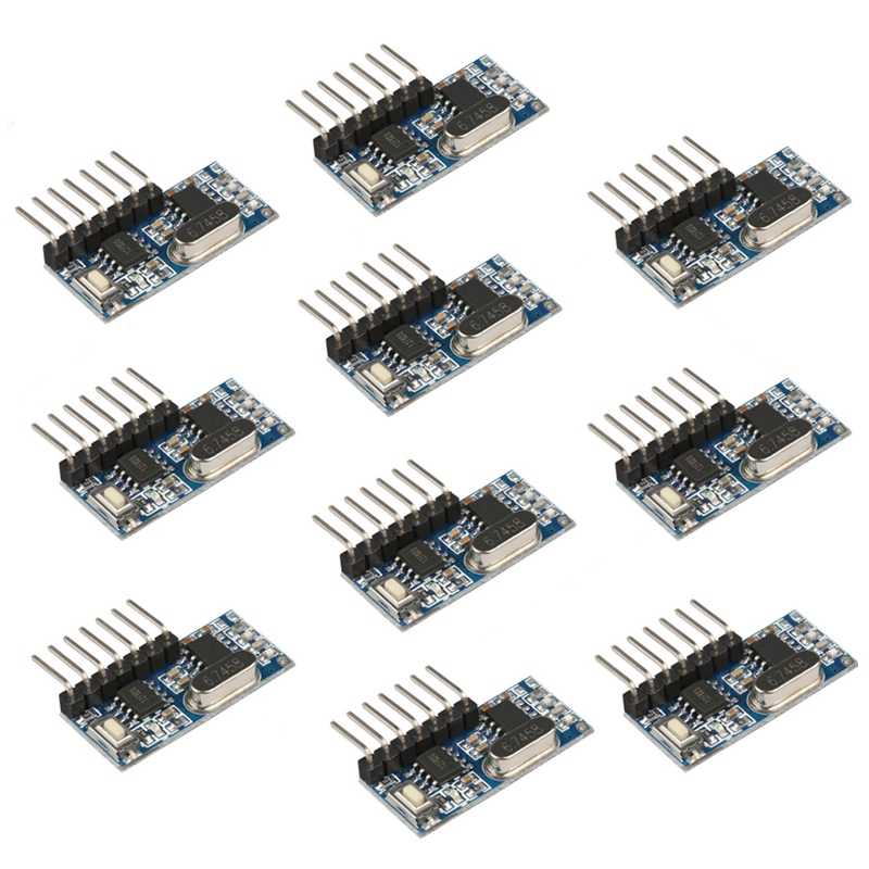 10 Uds 433Mhz receptor RF módu - Rf 433Mhz Module reseña y precio