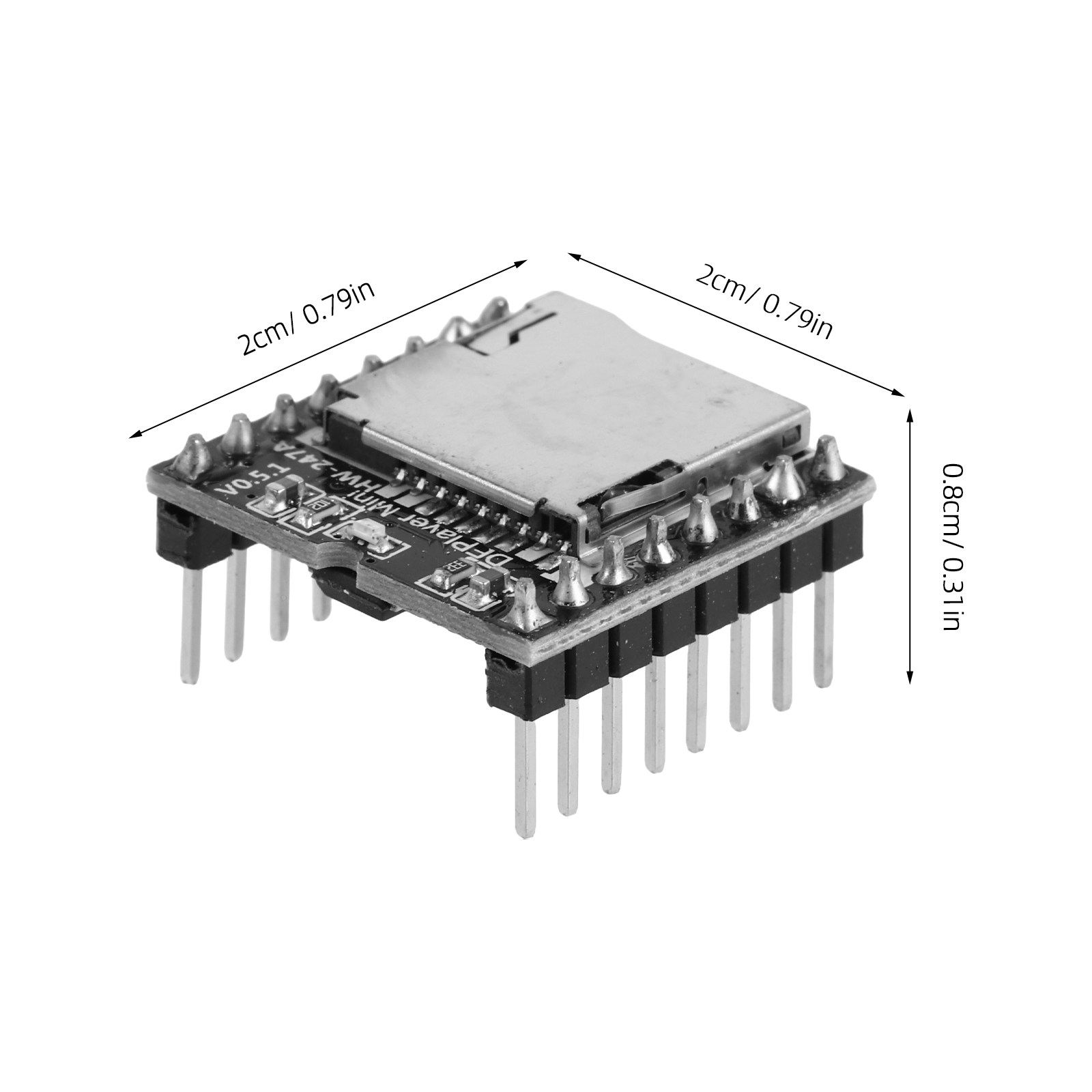 2 Unidades Dfplayer Mini Módul - Diy Audio Electronics Projects reseña y precio
