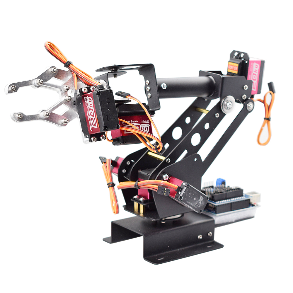 Brazo Robótico de 6 Grados de  - Diy Kit Elektronik reseña y precio