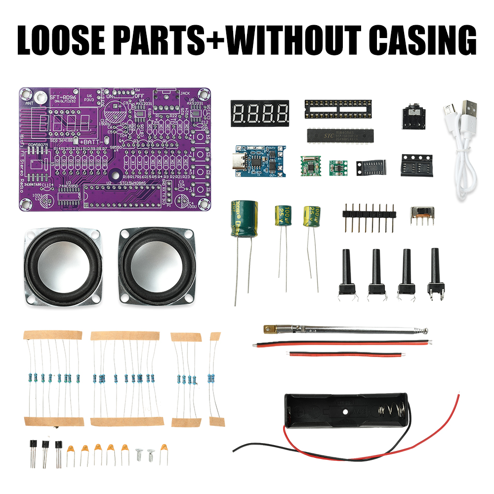 Kit de Radio FM de Doble Canal - Diy Audio Electronics Kit reseña y precio