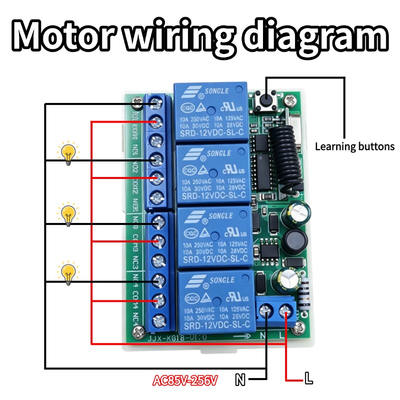 Control remoto RF de 4 canales - Rf 433Mhz Module reseña y precio
