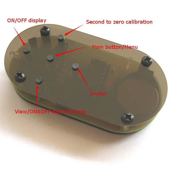 Reloj remoto de pantalla grand - Diy Electronics To Sell reseña y precio