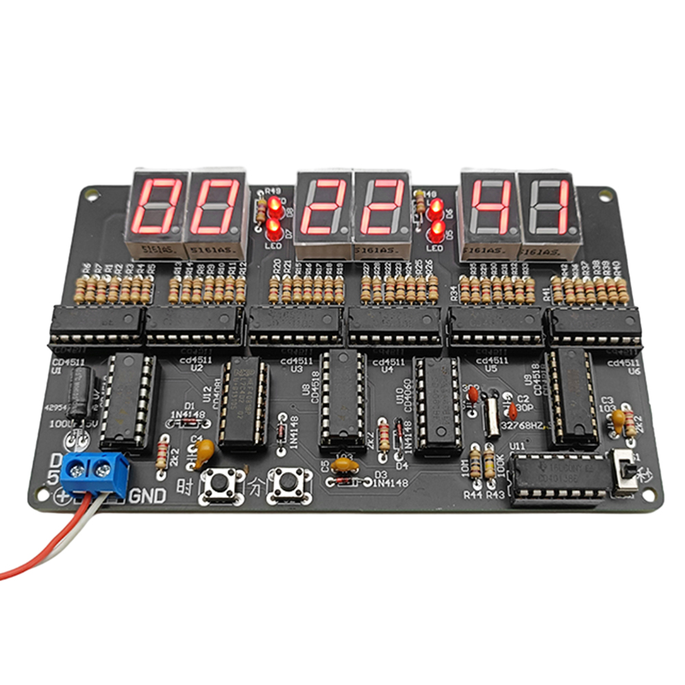 Kit de Reloj Digital de Circui - Electronics Diy Pcb Design Projects reseña y precio