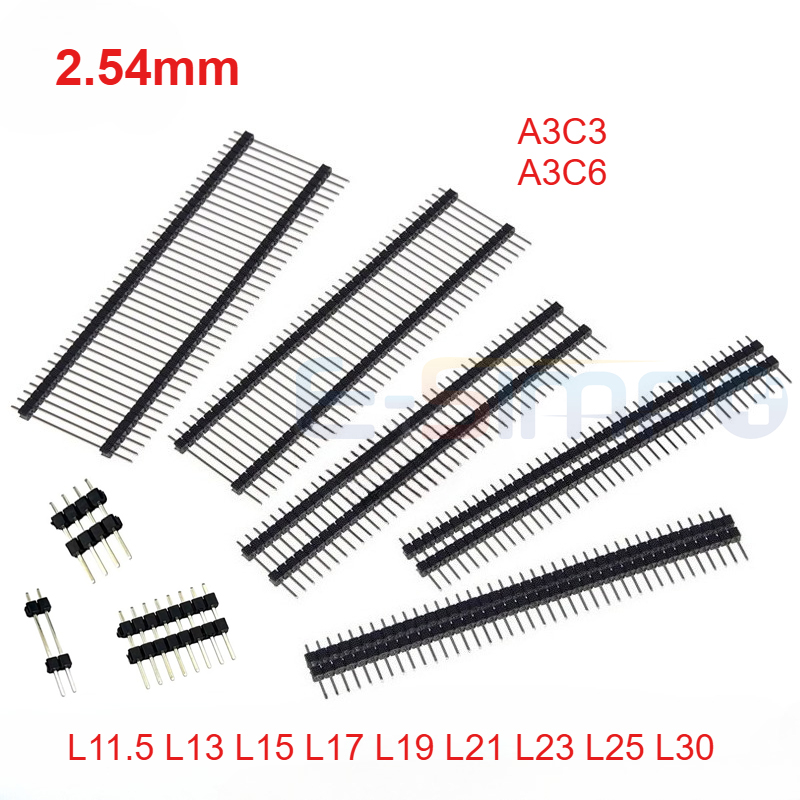 50 Uds. De plástico doble de u - Male Female Header Pin reseña y precio