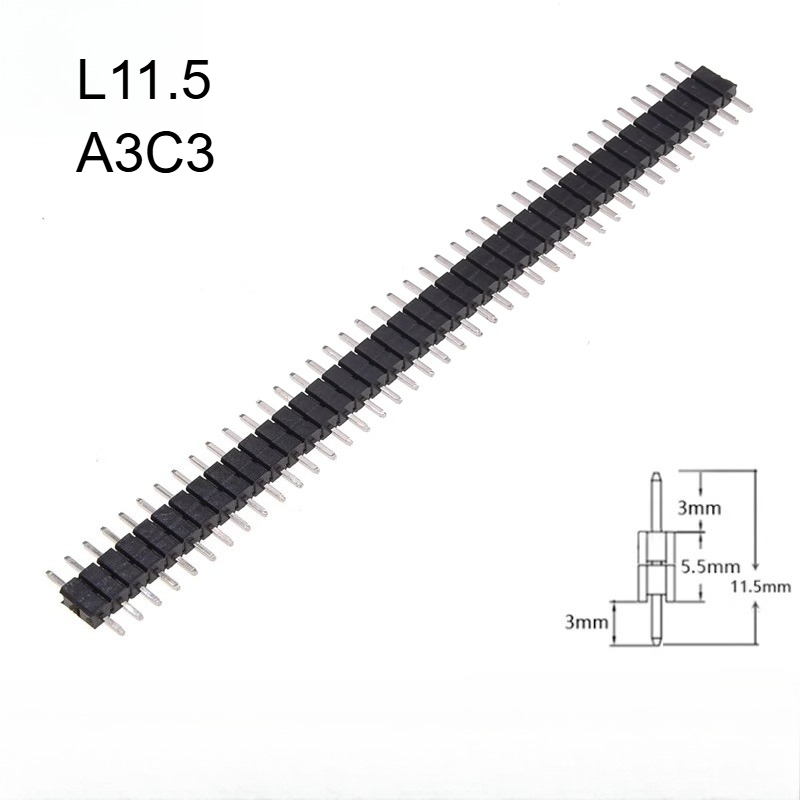 50 Uds. De plástico doble de u - Male Female Header Pin reseña y precio