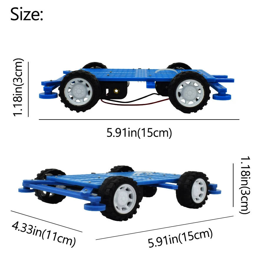 Kit electrónico de juguete 4WD - Diy From Old Electronics reseña y precio