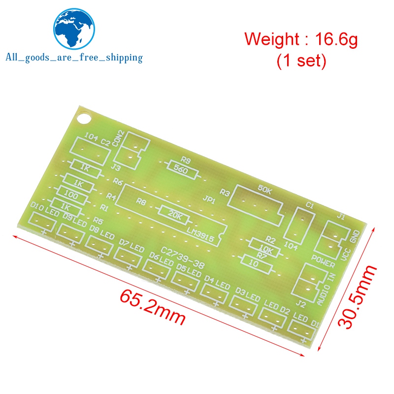 TZT 1/3 Uds LM3915 divertido 1 - Diy Audio Electronics Kit reseña y precio