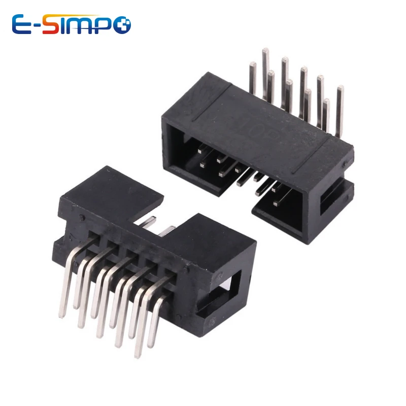 10 Uds DC3 2,54mm DIP RA ángul - Male Female Header Pin reseña y precio