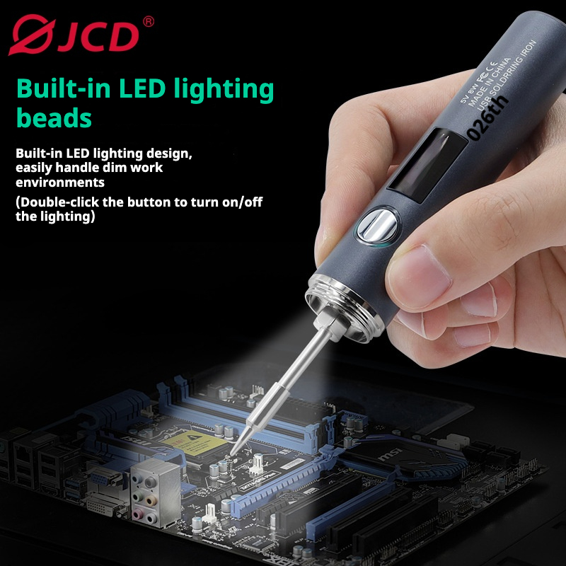 Soldador USB Tipo-C, 5 Velocid - Diy Electronics Lab reseña y precio