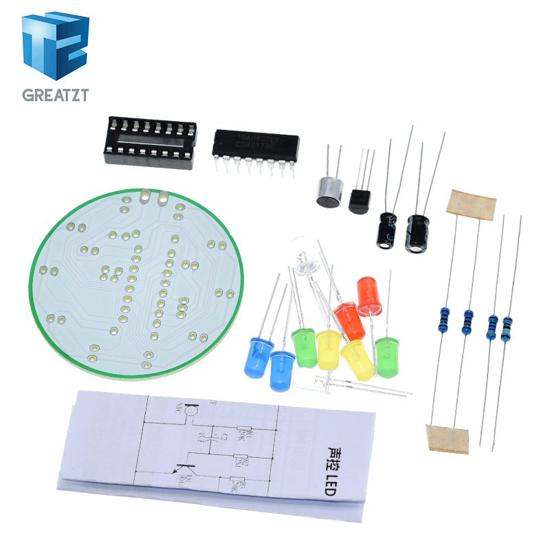 GREATZT CD4017 Kit de Luces LE - Diy Electronics Lab reseña y precio
