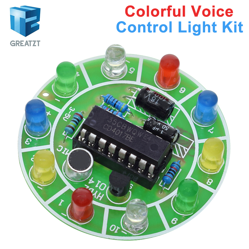 GREATZT CD4017 Kit de Luces LE - Diy Electronics Lab reseña y precio