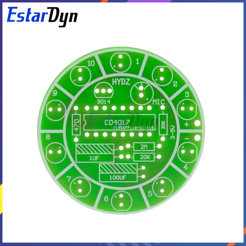 Estardyn CD4017 kit de luz LED - Diy Electronics Lab reseña y precio