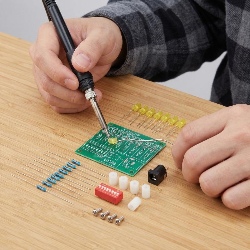 Kit de Práctica de Soldadura E - Diy Electronics Lab reseña y precio