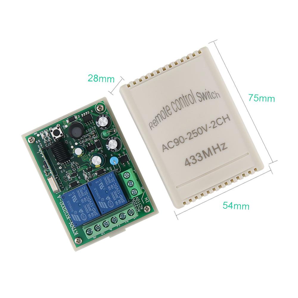 Interruptor de Control remoto  - Rf 433Mhz Module reseña y precio