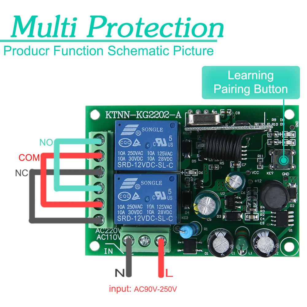 Interruptor de Control remoto  - Rf 433Mhz Module reseña y precio