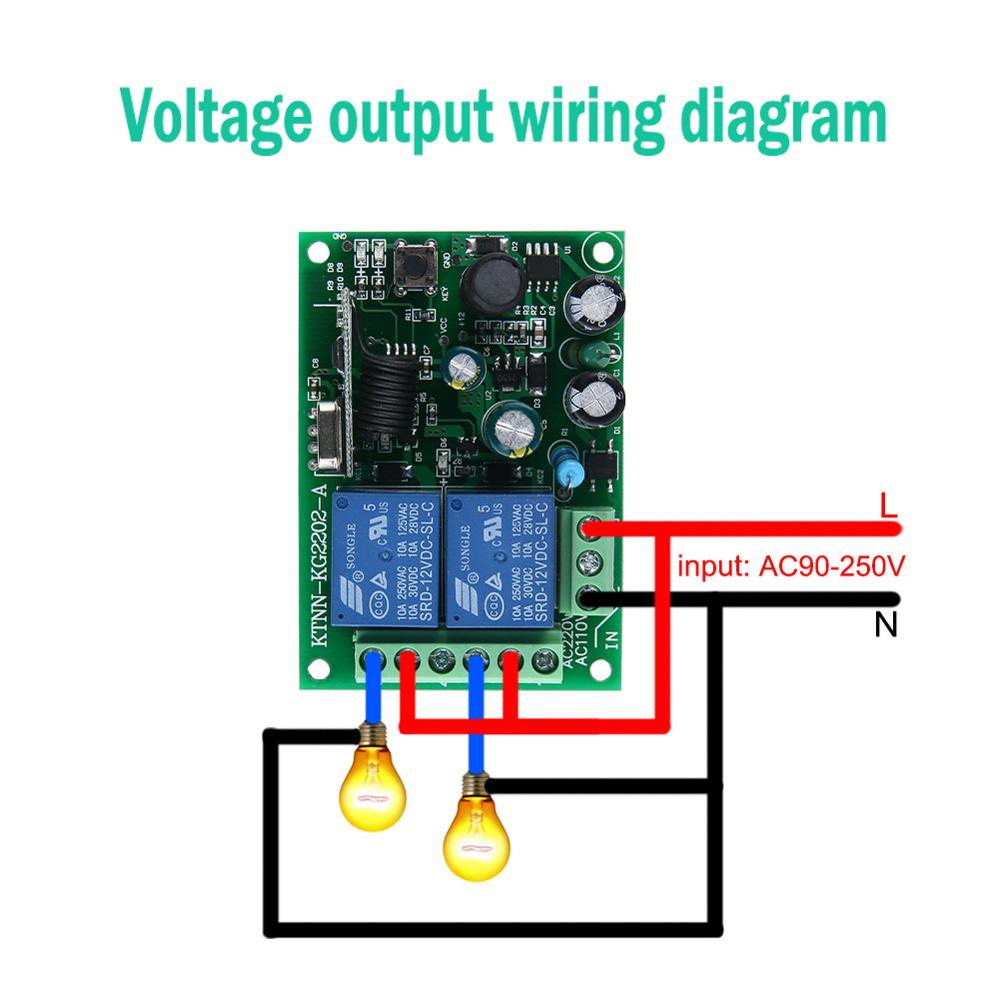 Interruptor de Control remoto  - Rf 433Mhz Module reseña y precio