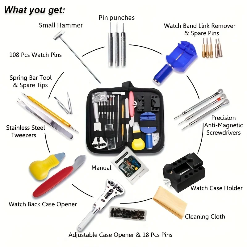 147 unids/set Kit de herramien - Diy Electronics Watch reseña y precio