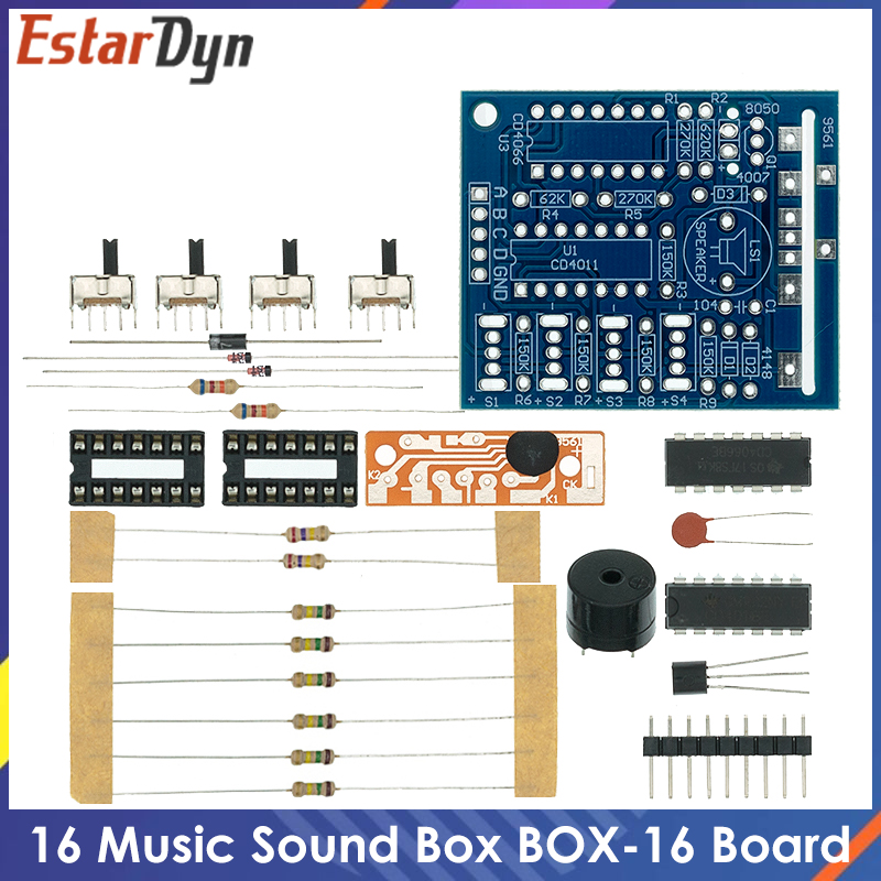 Caja de Sonido Musical BOX-16, - Diy Audio Electronics Kit reseña y precio