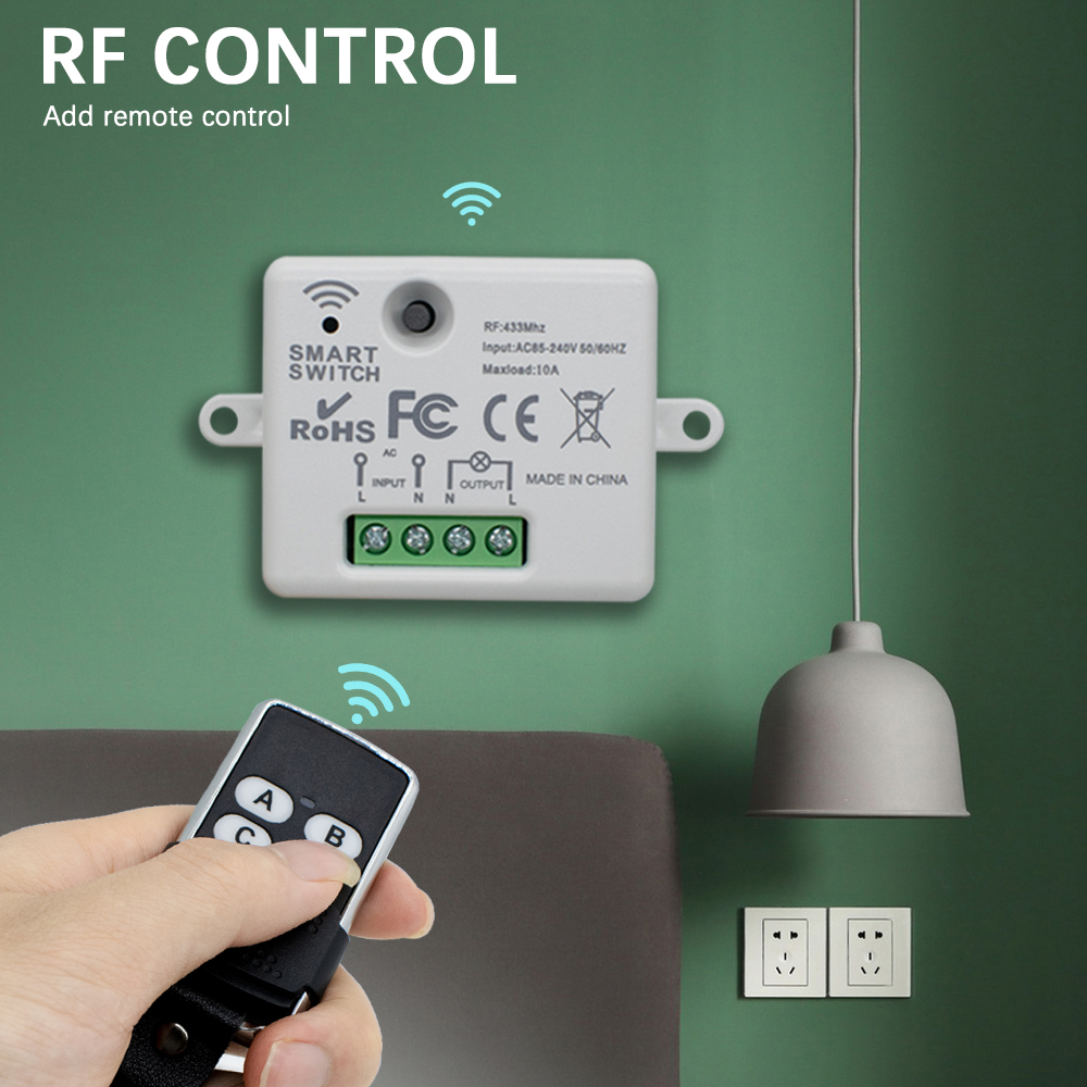 Interruptor de Control Remoto  - Rf 433Mhz Module reseña y precio