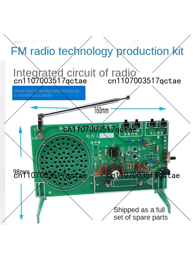 Kit de Radio FM, Piezas Electr - Diy Electronic Components reseña y precio