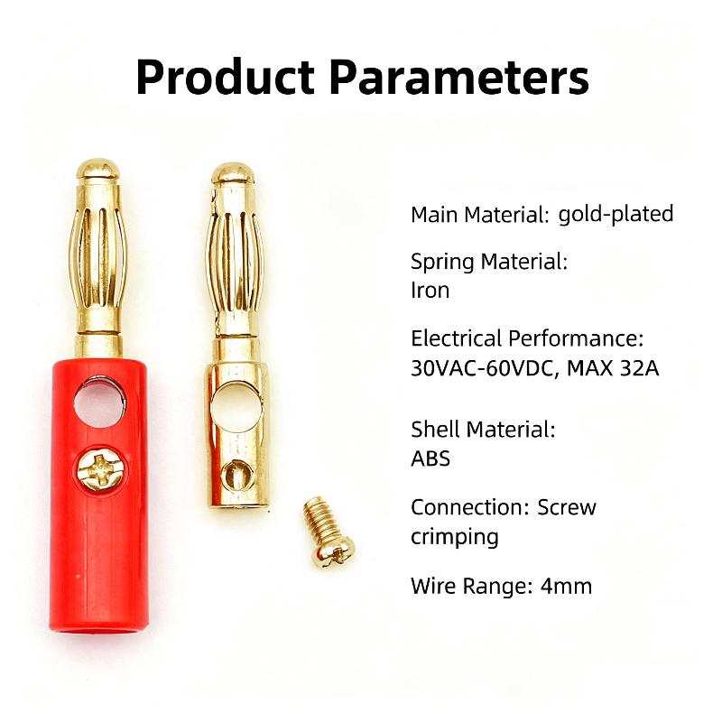 Juego de 10 Conectores Banana  - Diy Audio Electronics Projects reseña y precio