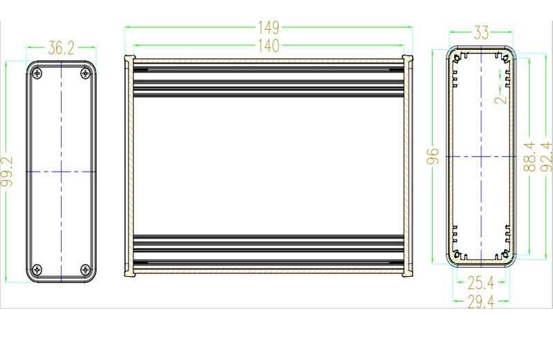 Caja de Aluminio para Electrón - Diy Enclosure For Electronics reseña y precio