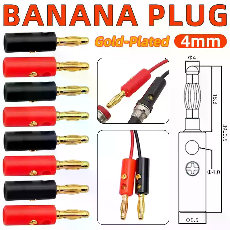 Juego de terminales de enchufe - Diy Audio Electronics Projects reseña y precio